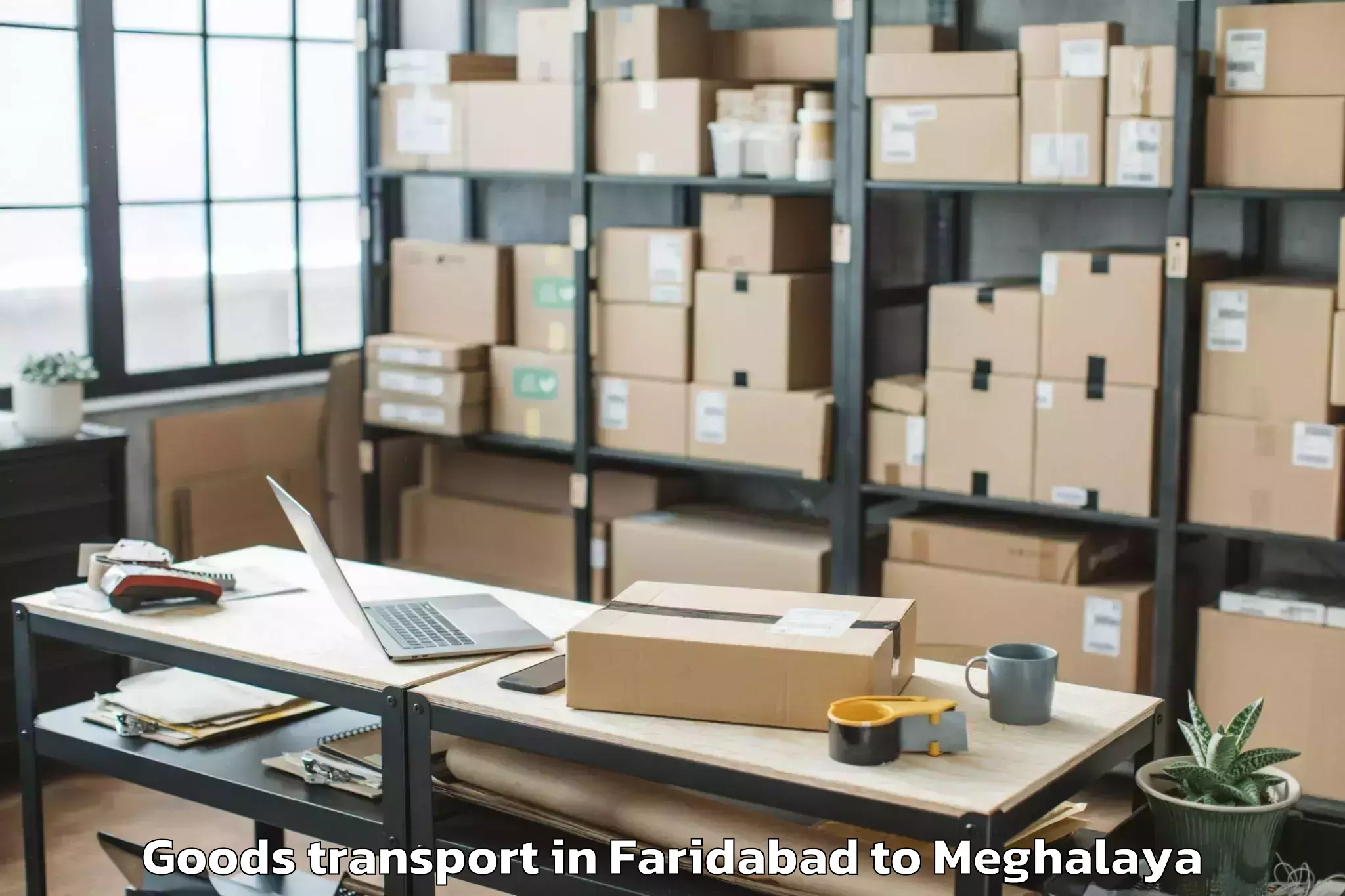 Leading Faridabad to Umling Goods Transport Provider